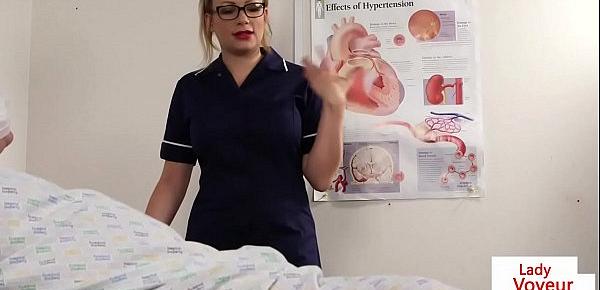  British nurse voyeur instructing sub patient
